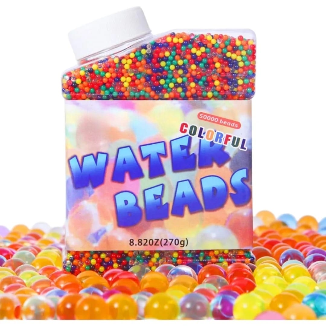 Bolitas De Hidrogel Multicolor X50.000 Unidades Decorativas